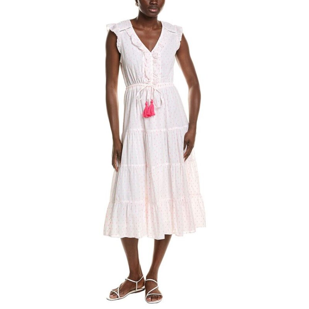 Mer St. Barth Womens  Giselle Maxi Dress, Yellow